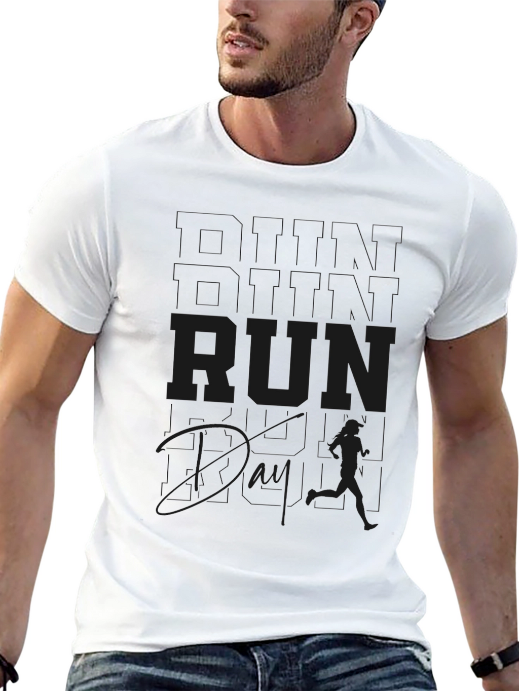 Run Day T-Shirt - Athlete Graphic Tee