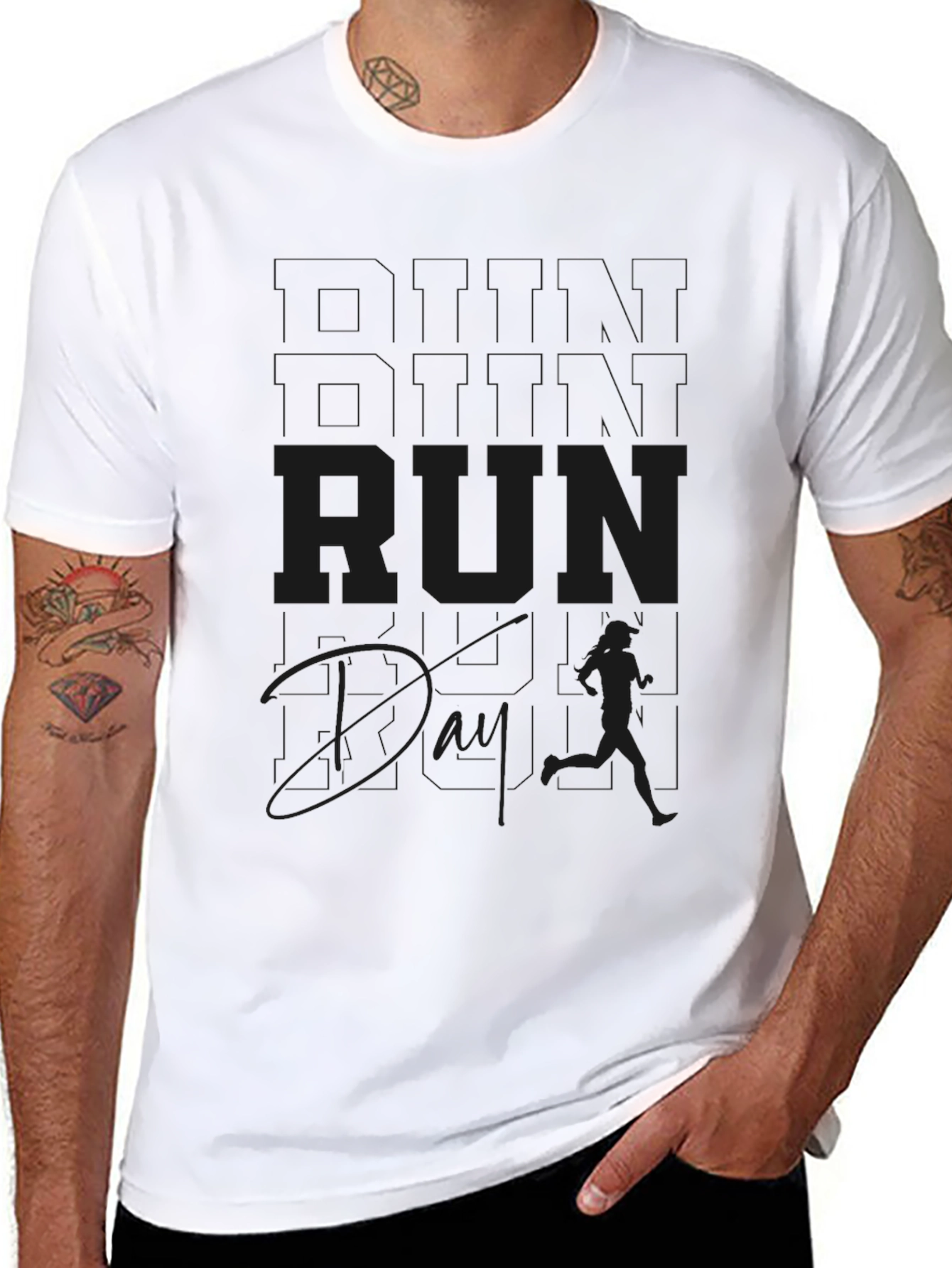 Run Day T-Shirt - Athlete Graphic Tee