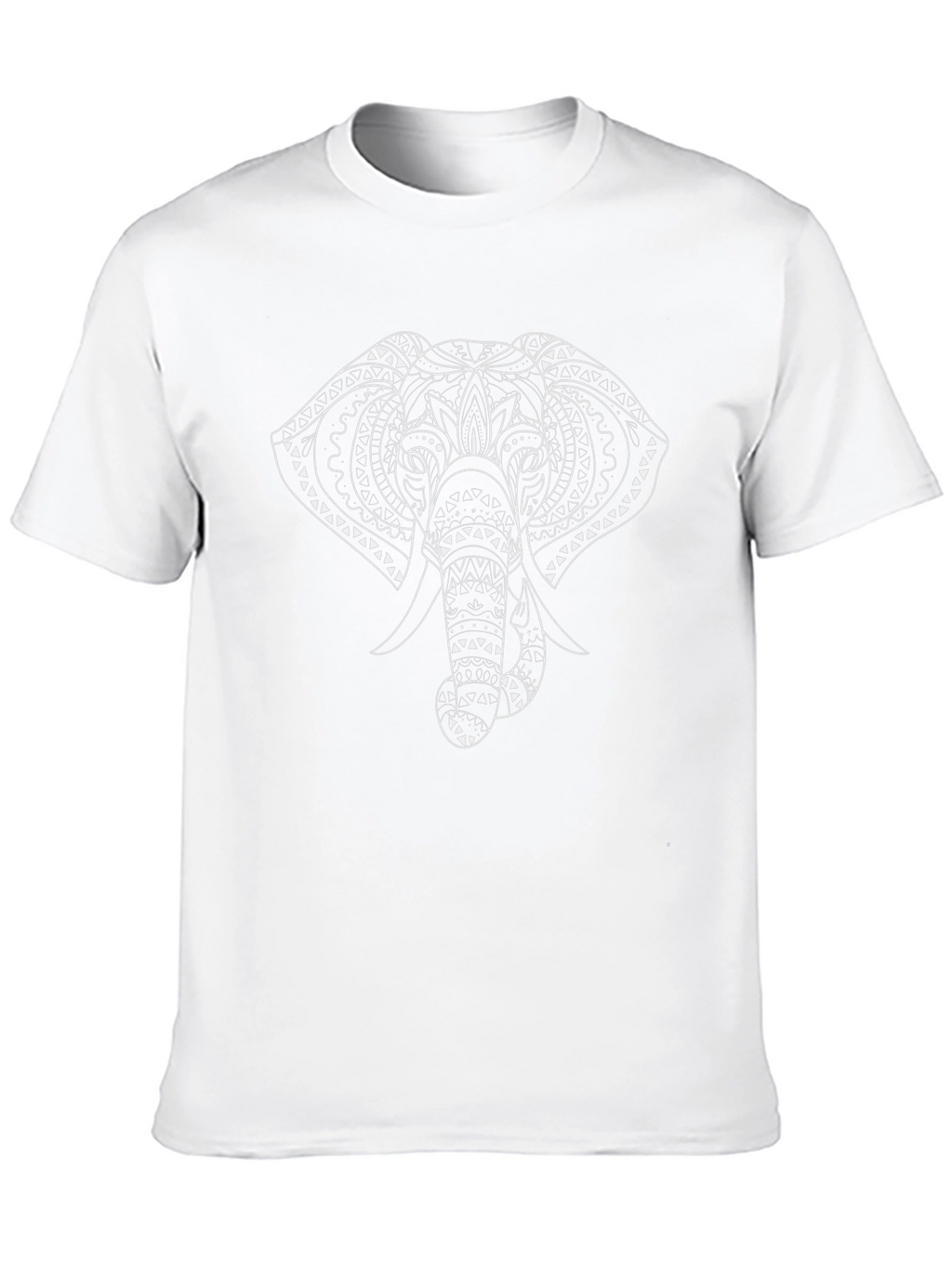 Elephant Graphic Black T-Shirt - Unique Design