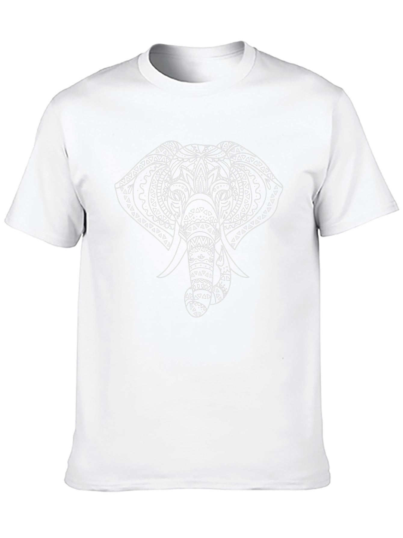 Elephant Graphic Black T-Shirt - Unique Design