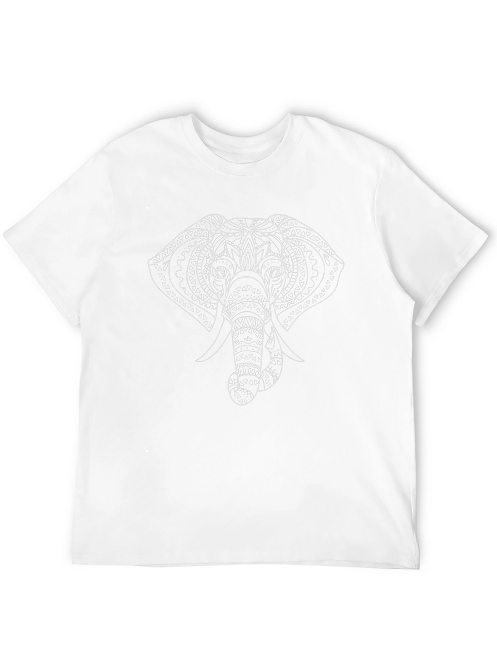 Elephant Graphic Black T-Shirt - Unique Design