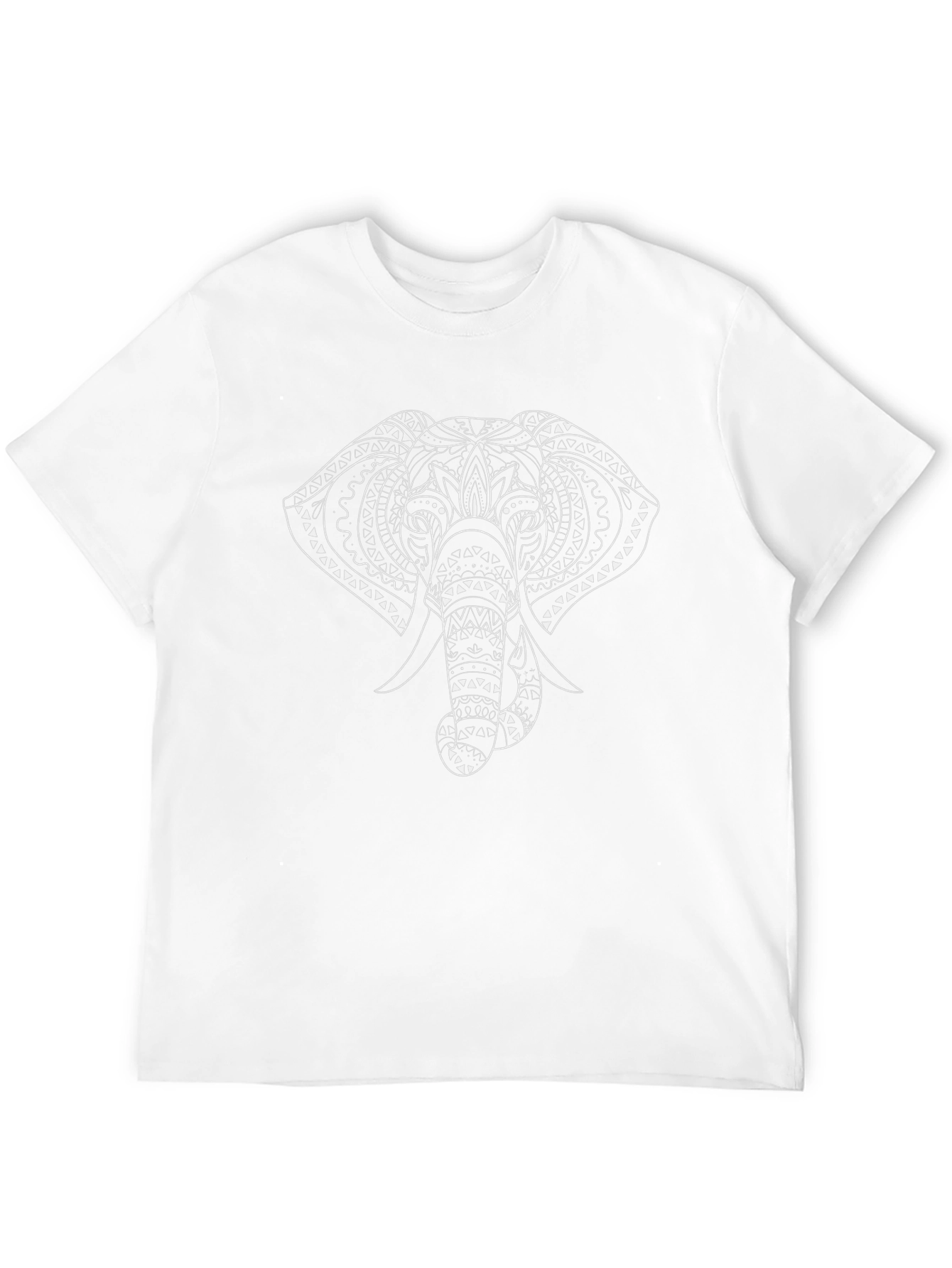 Elephant Graphic Black T-Shirt - Unique Design