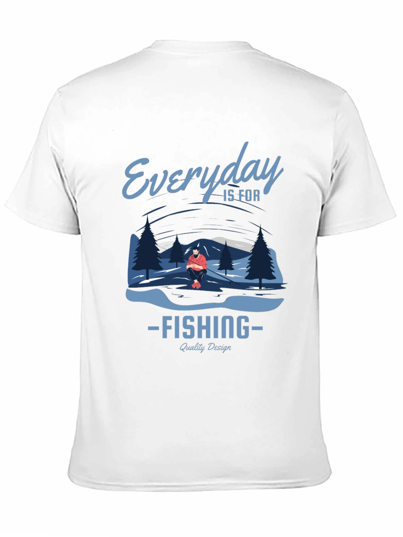 Everyday is for Fishing Graphic Tee - Black