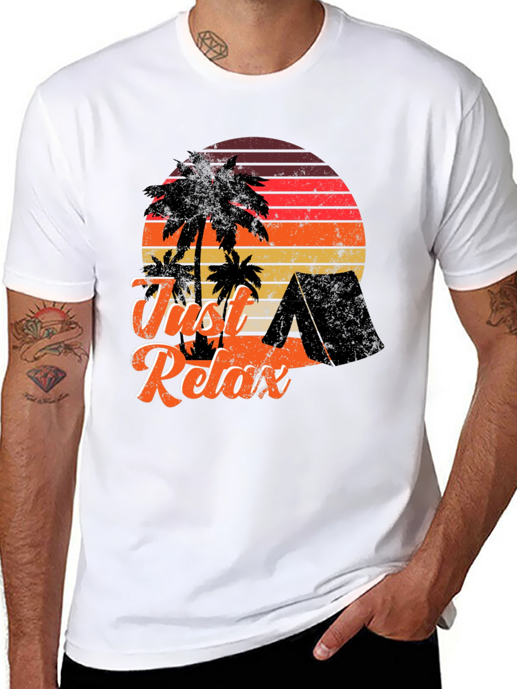 Just Relax Camping Graphic T-Shirt
