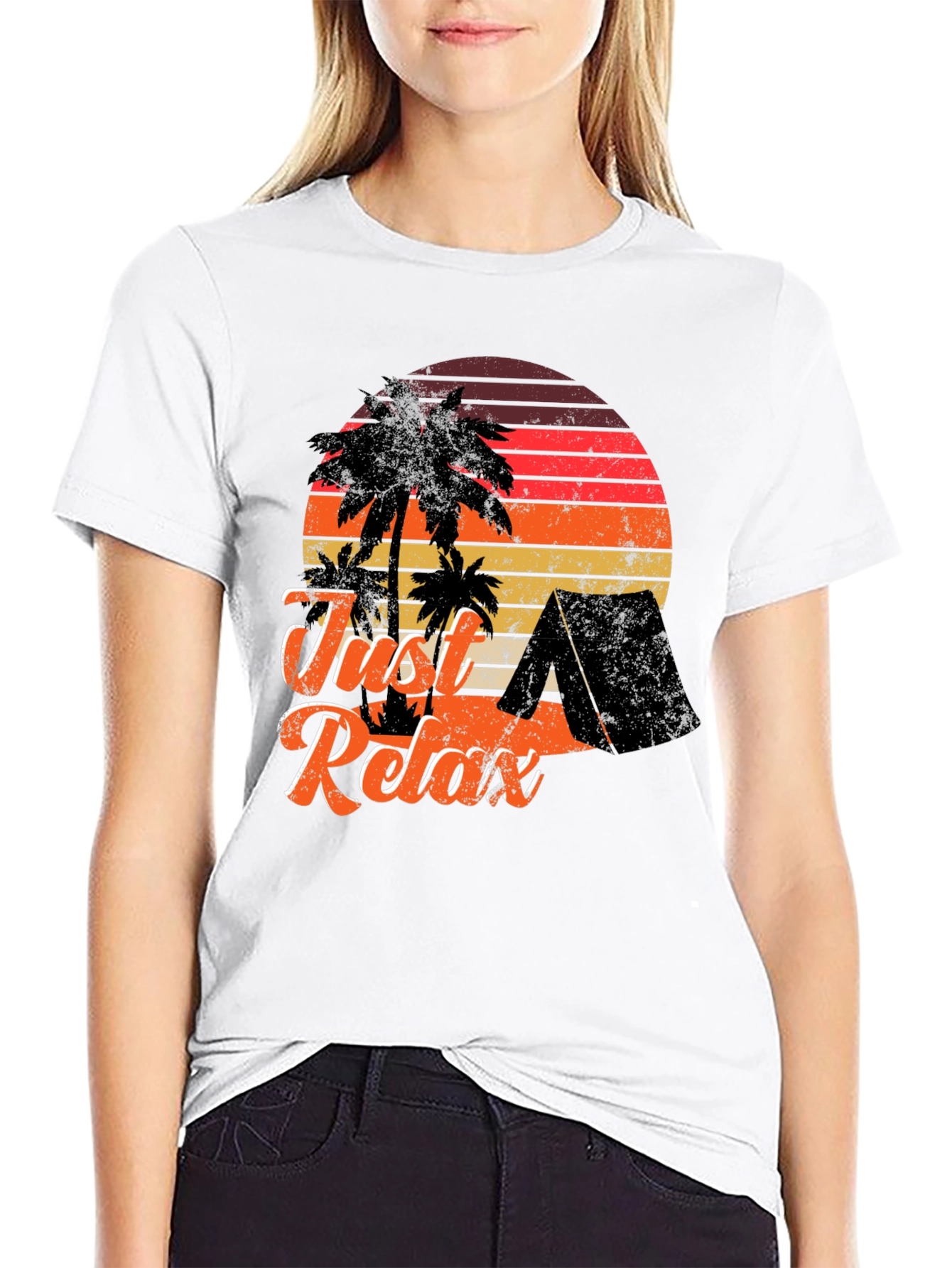 Just Relax Camping Graphic T-Shirt