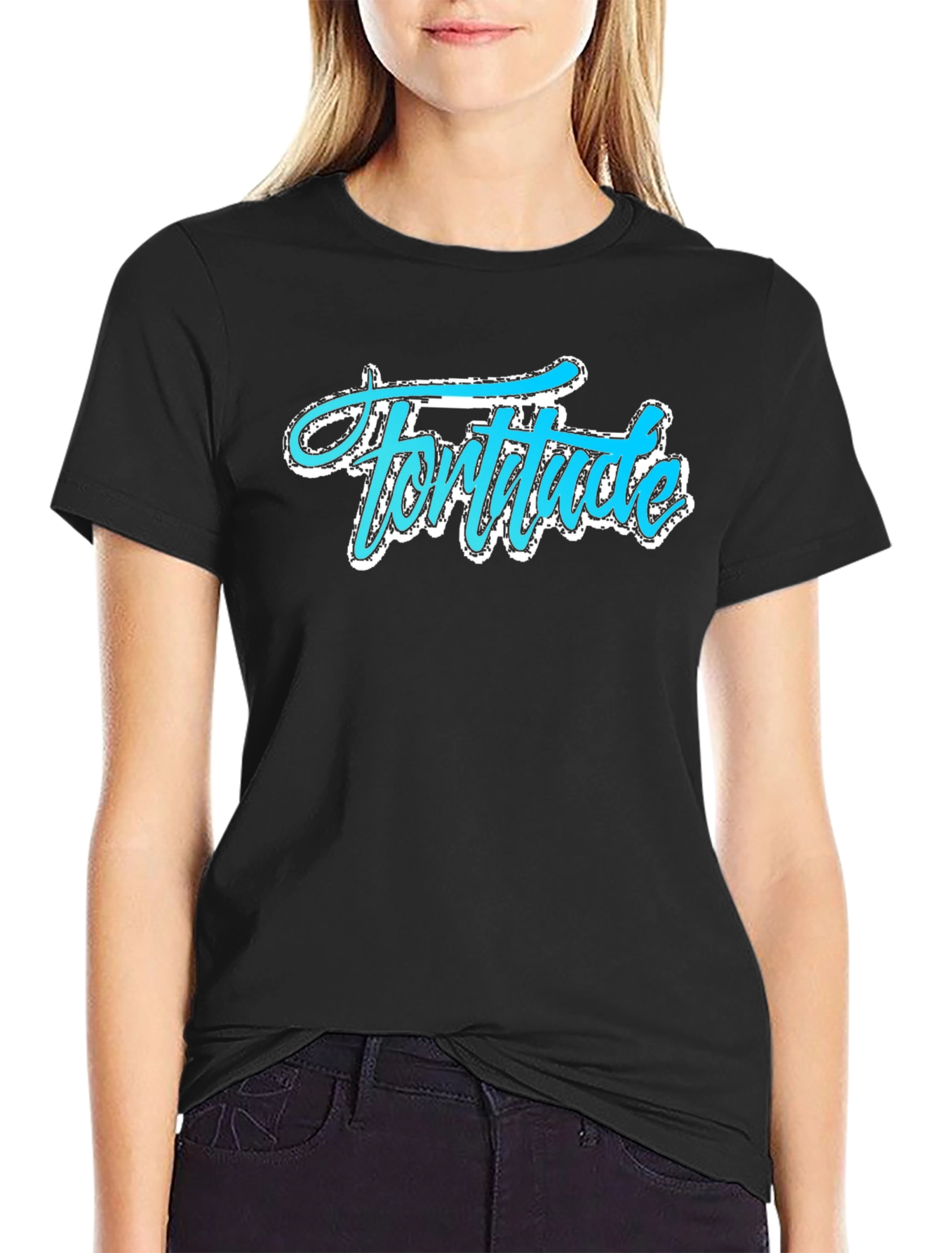Fortitude Graphic Tee - Mens Black Cotton T-Shirt