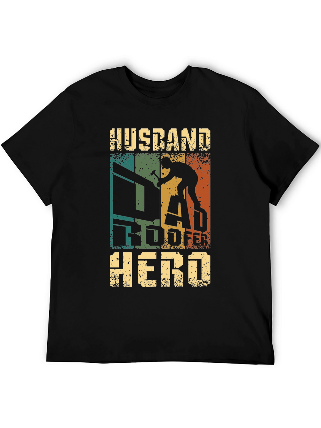 Husband Roofer Hero T-Shirt Gift for Roofing Dad