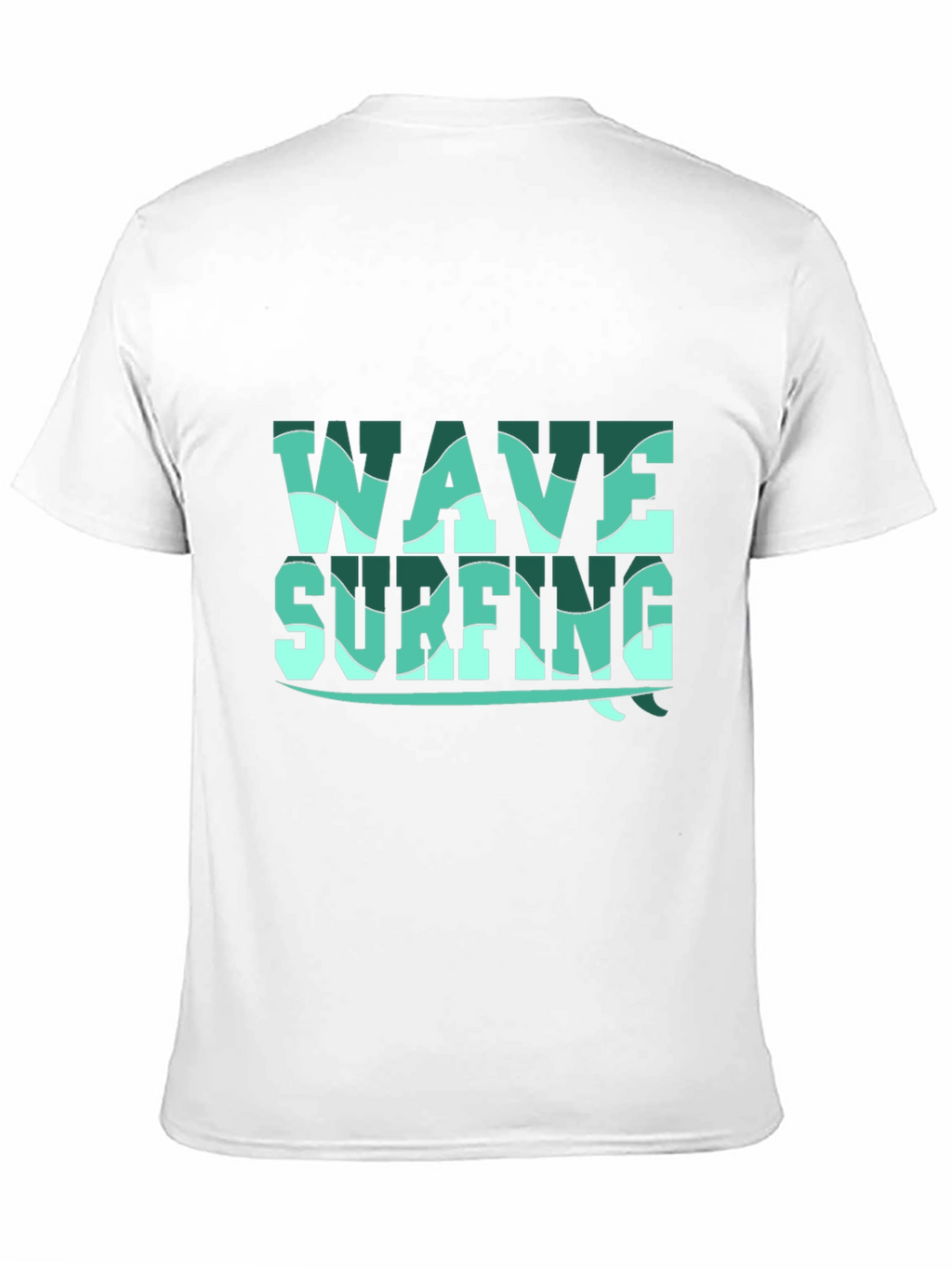 Wave Surfing Graphic Tee - Black
