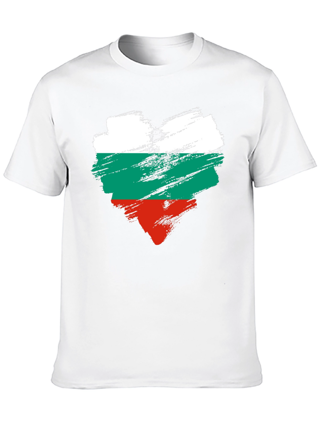 Bulgaria Flag Heart T-Shirt