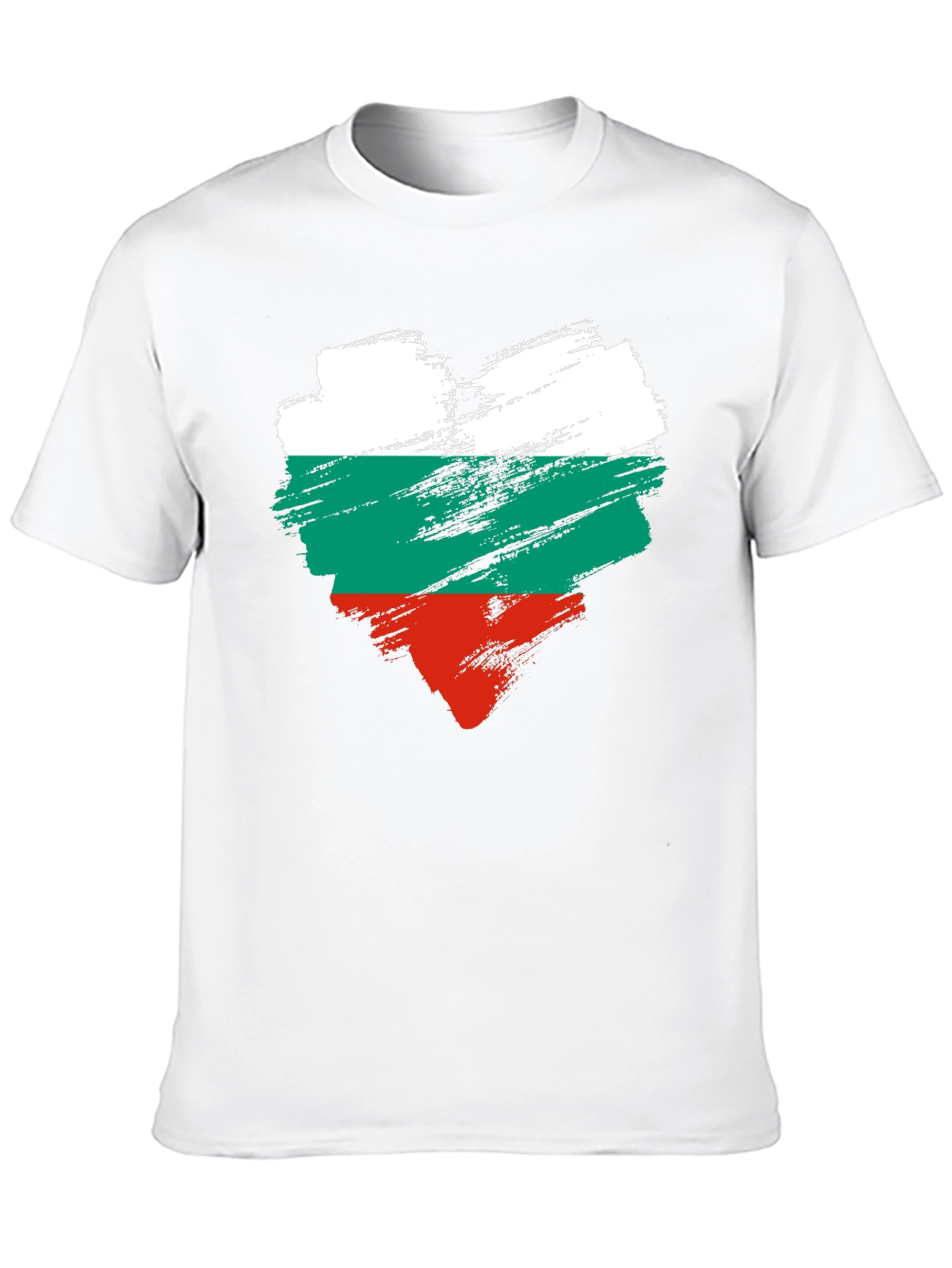 Bulgaria Flag Heart T-Shirt