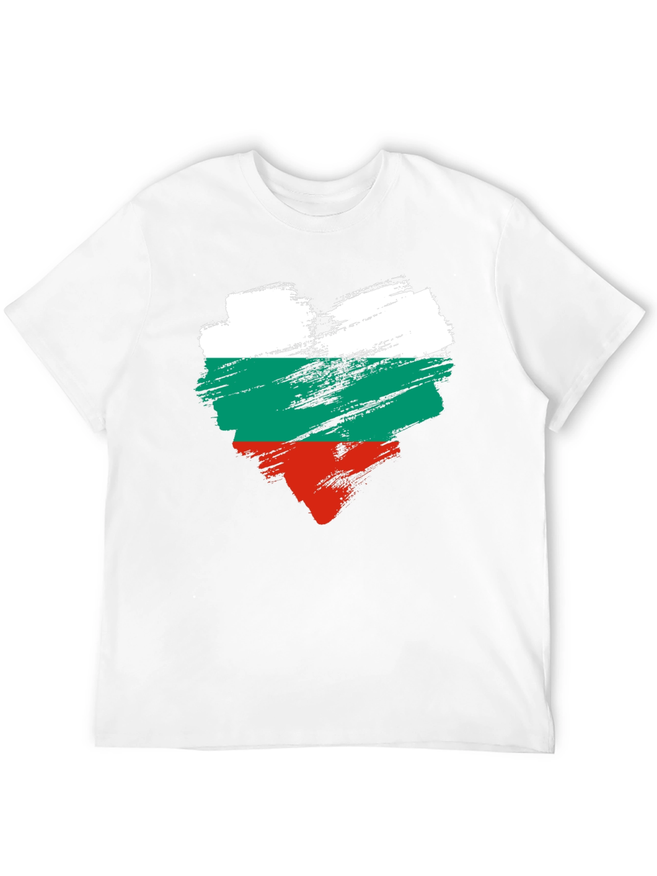 Bulgaria Flag Heart T-Shirt