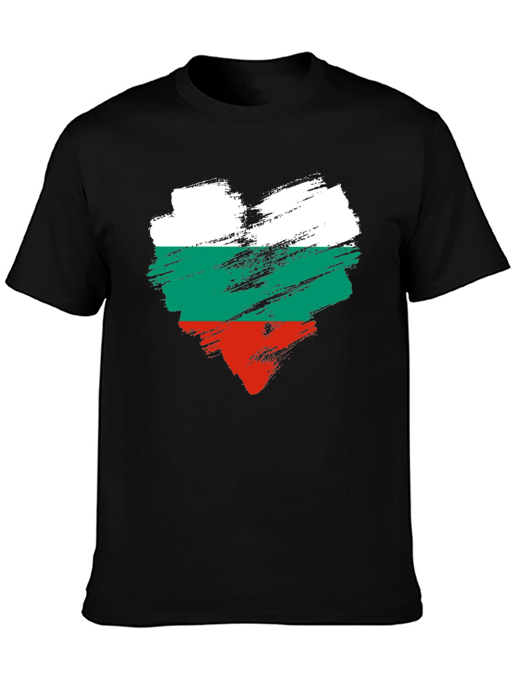Bulgaria Flag Heart T-Shirt
