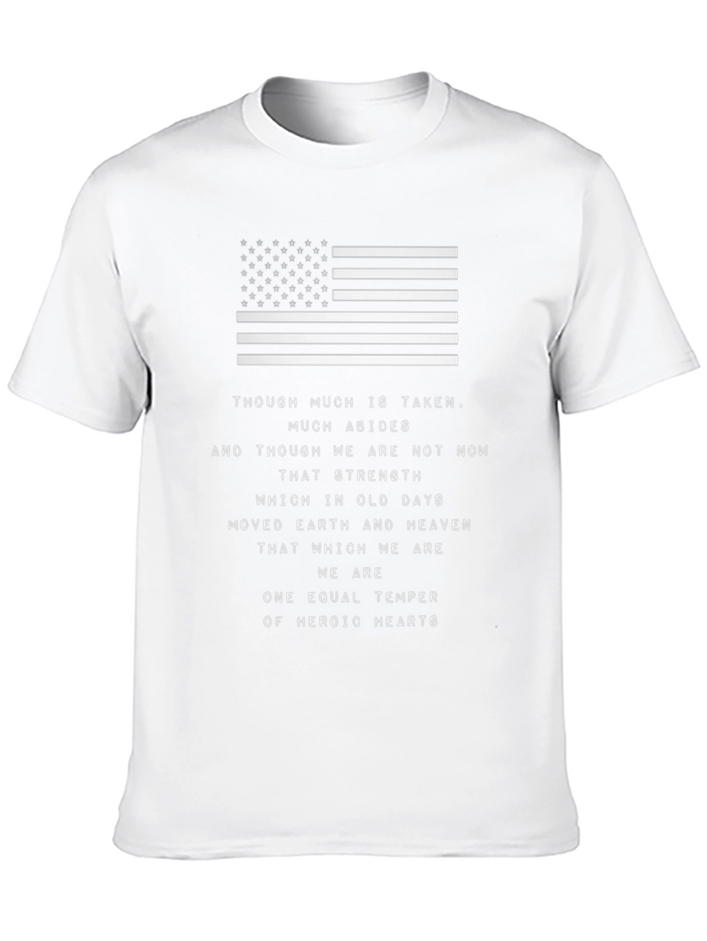 Heroic Hearts American Flag Graphic Tee