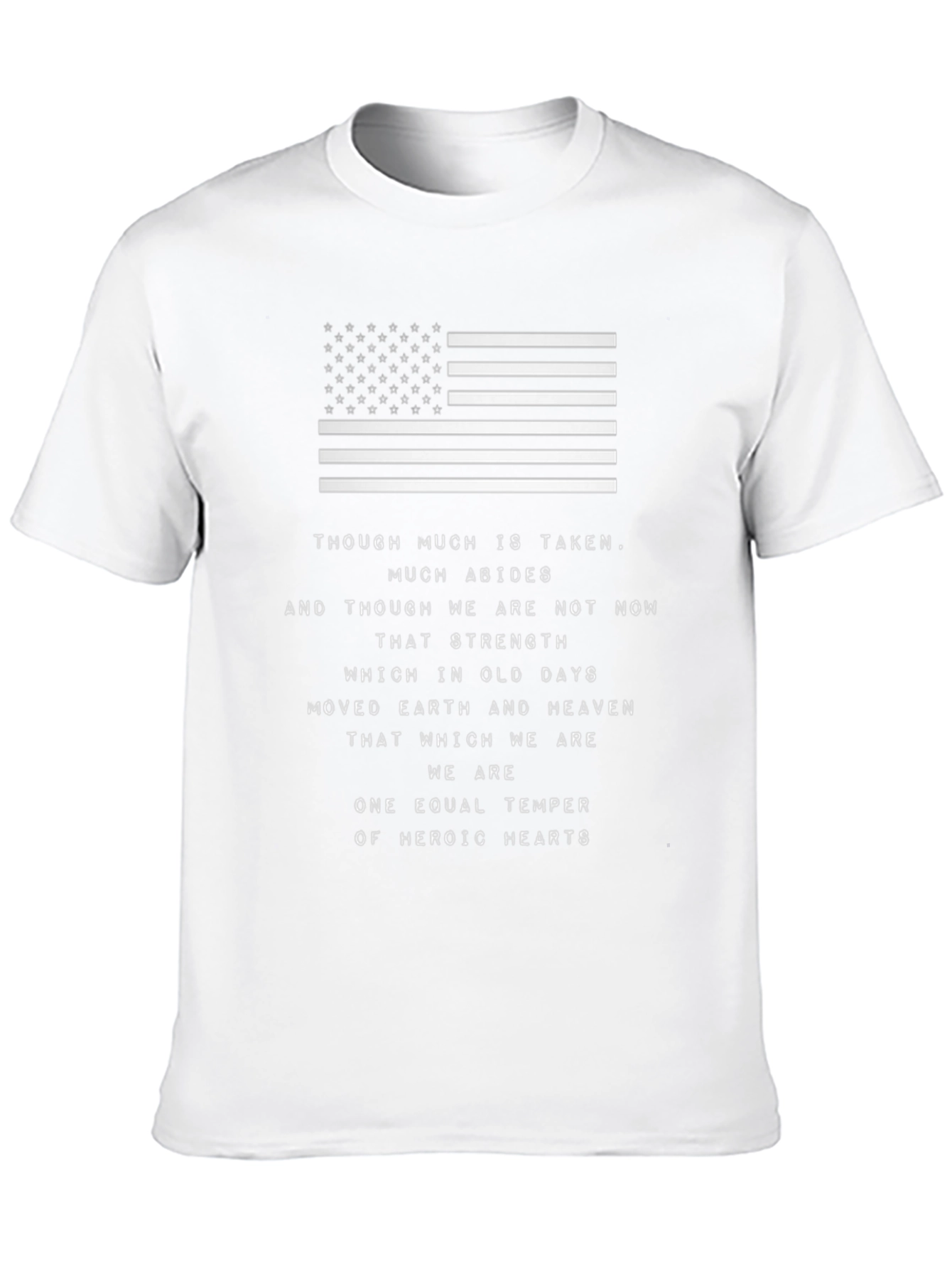 Heroic Hearts American Flag Graphic Tee
