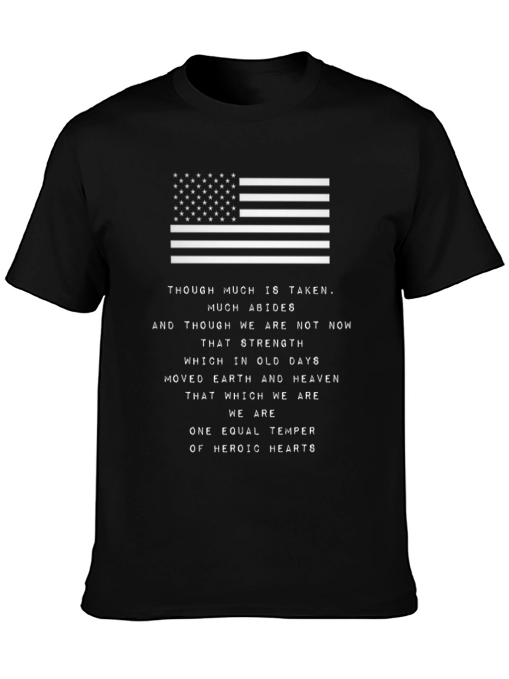 Heroic Hearts American Flag Graphic Tee