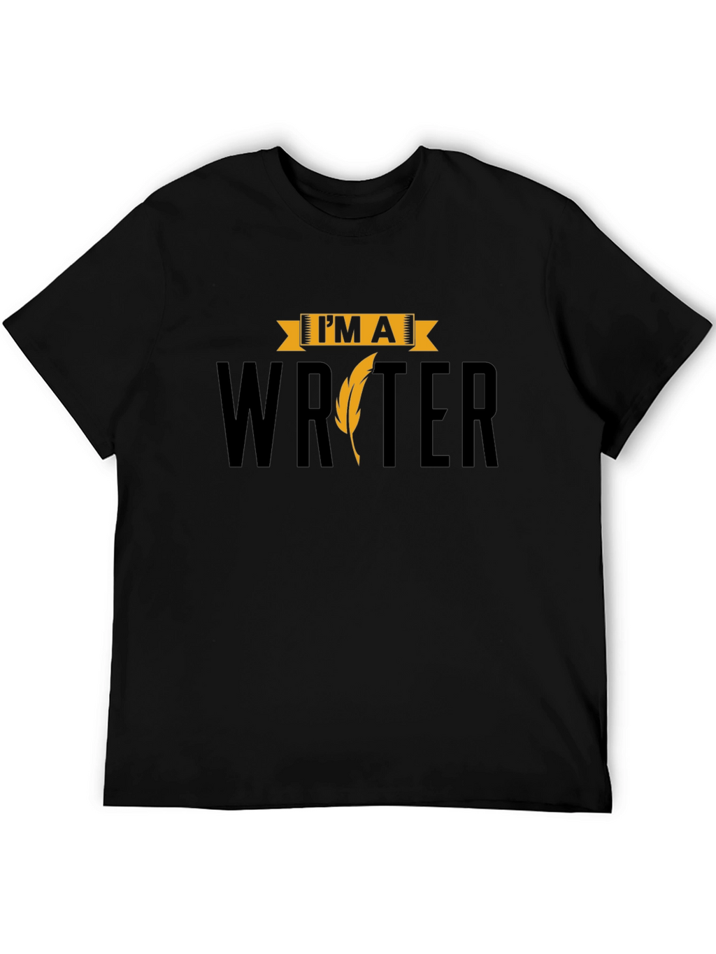 Im a Writer T-Shirt - Black Cotton Tee