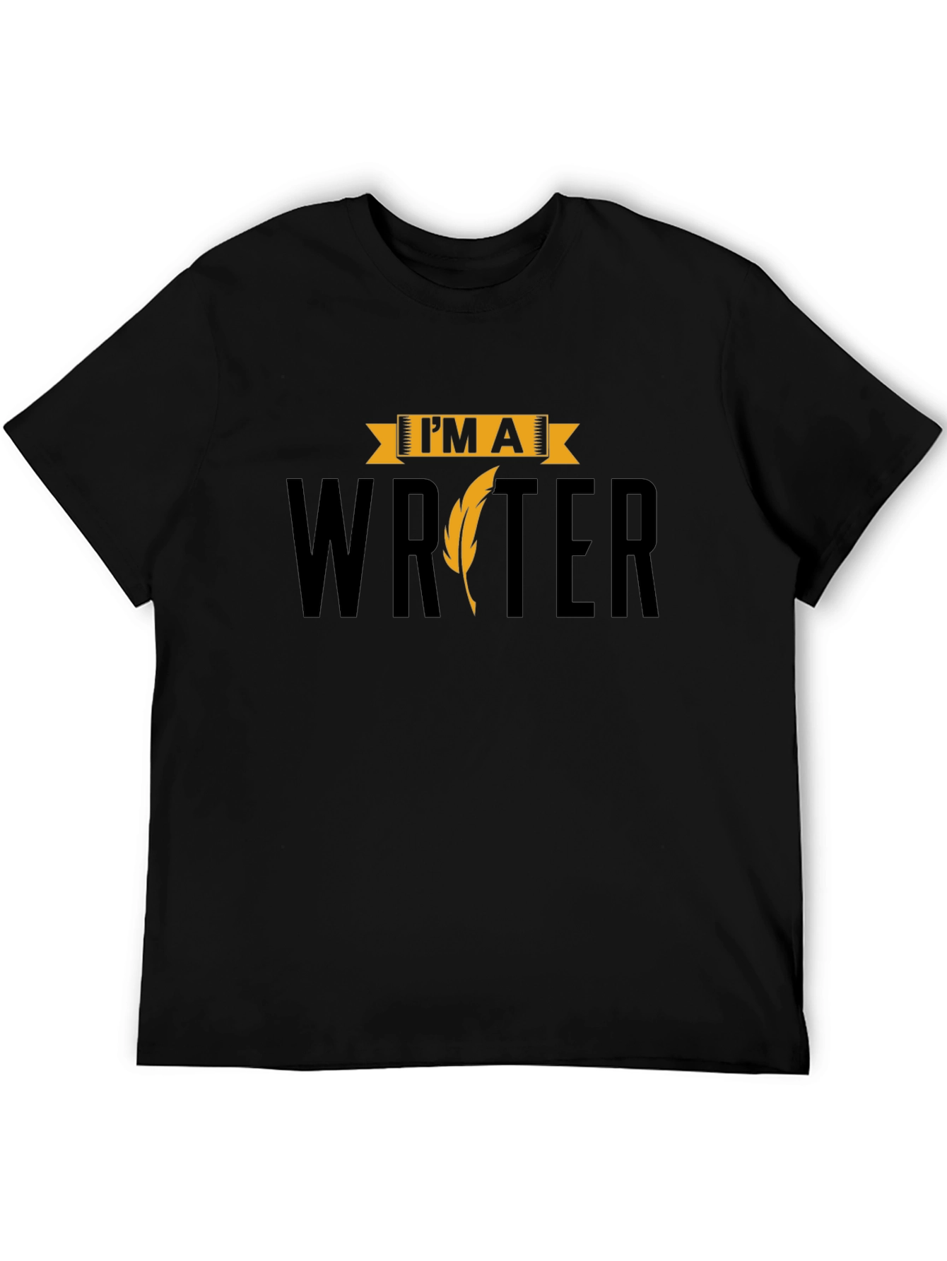 Im a Writer T-Shirt - Black Cotton Tee