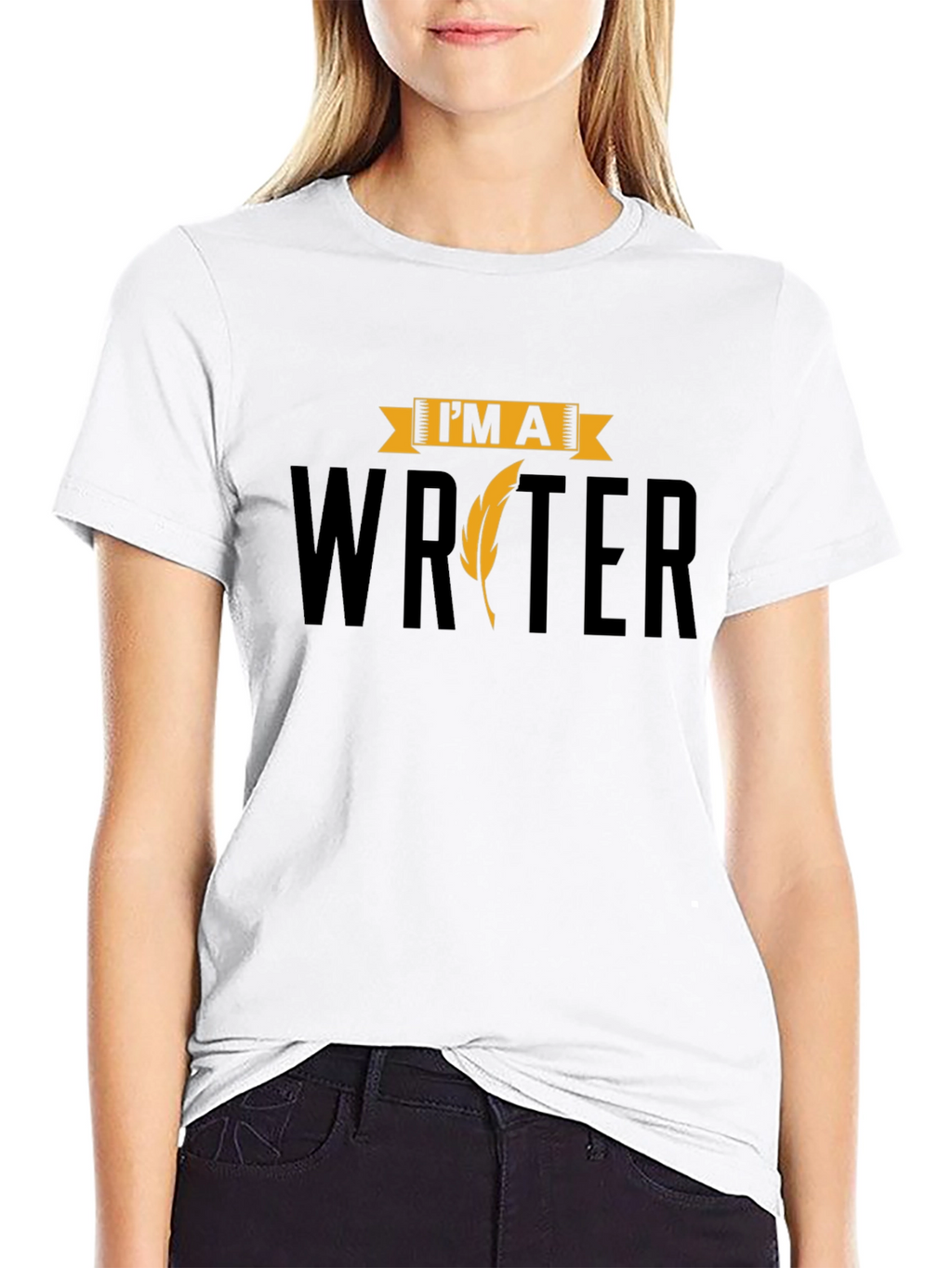 Im a Writer T-Shirt - Black Cotton Tee