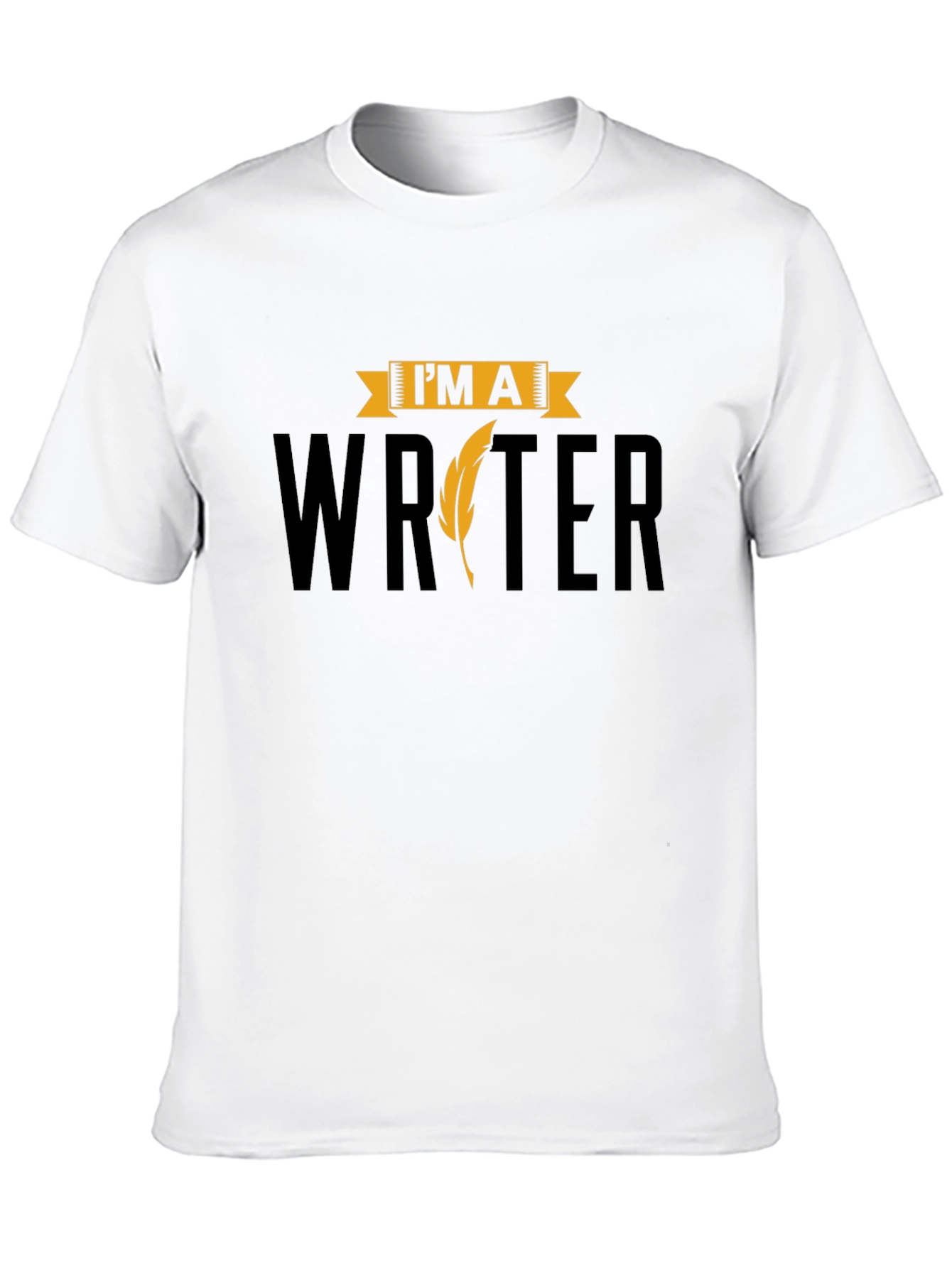 Im a Writer T-Shirt - Black Cotton Tee