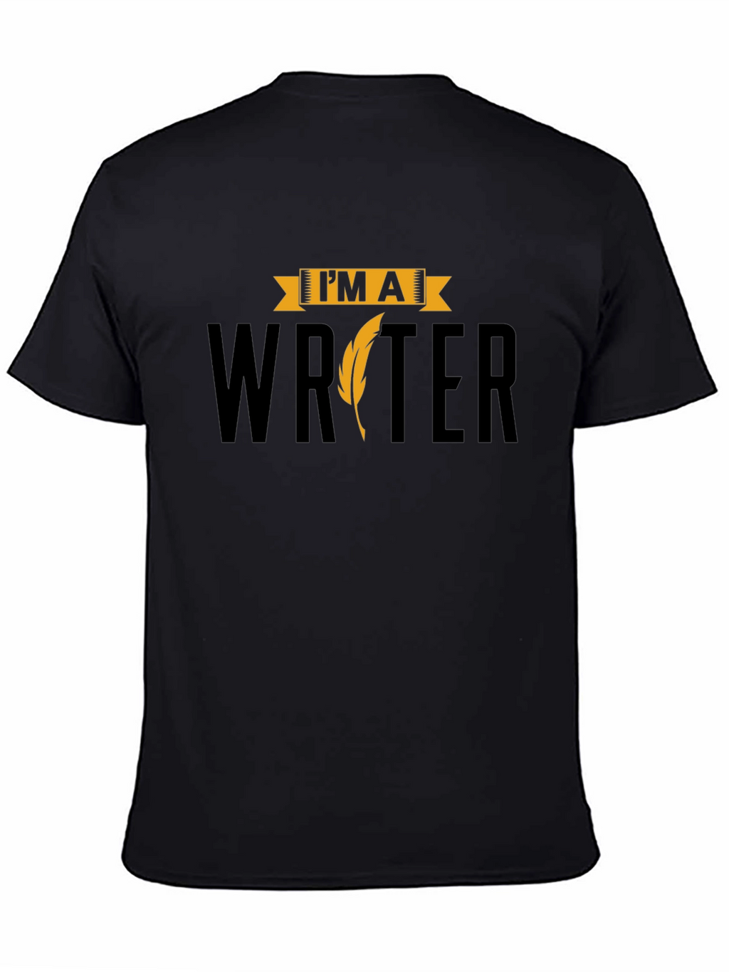 Im a Writer T-Shirt - Black Cotton Tee