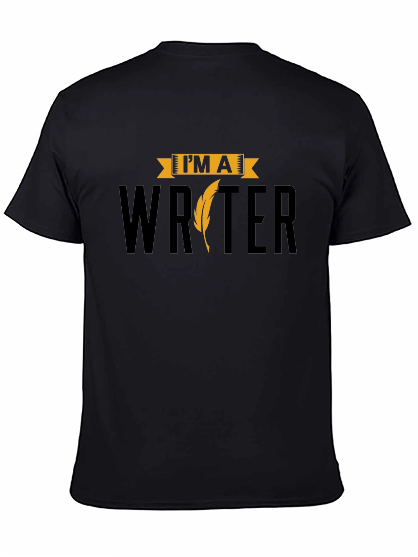 Im a Writer T-Shirt - Black Cotton Tee