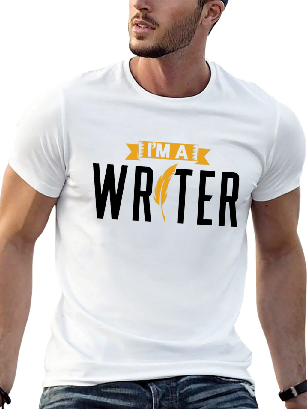 Im a Writer T-Shirt - Black Cotton Tee