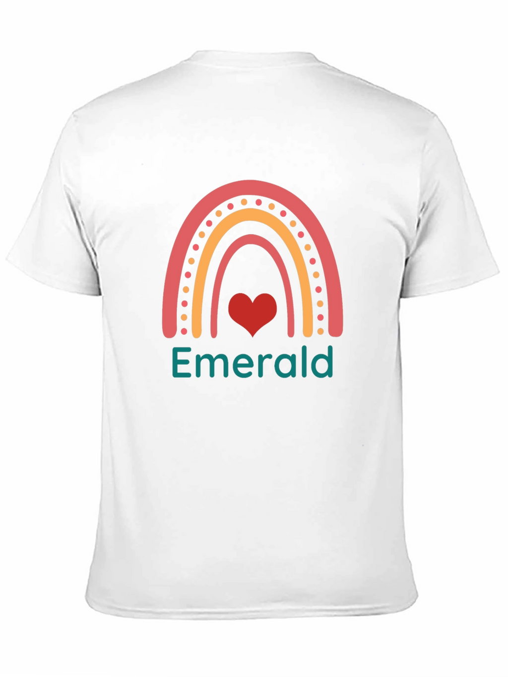 Emerald Heart Rainbow Graphic Tee