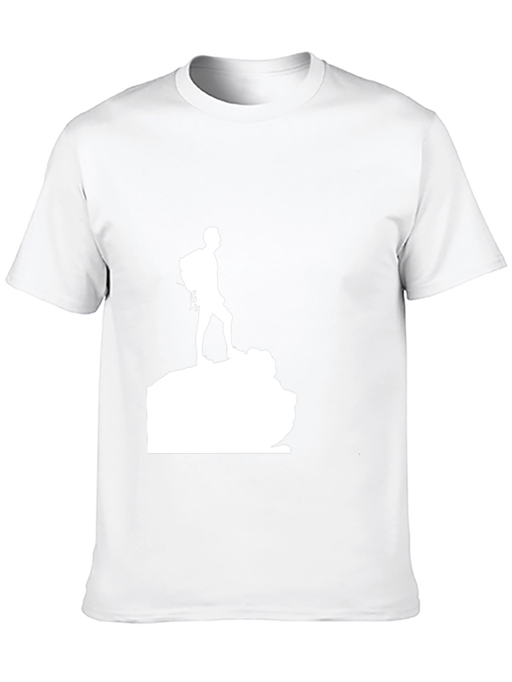 Hiking Silhouette Graphic Tee - Black
