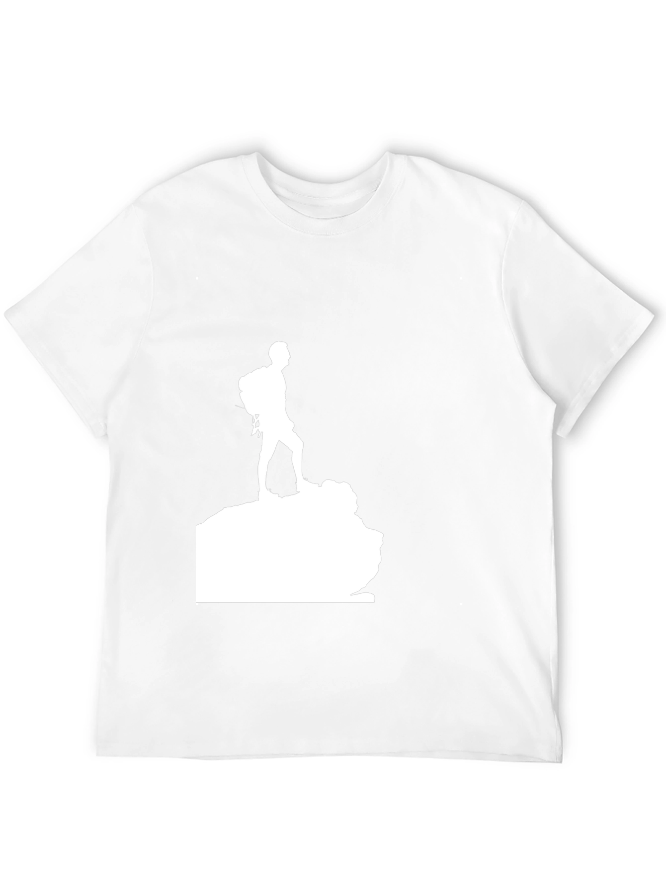 Hiking Silhouette Graphic Tee - Black