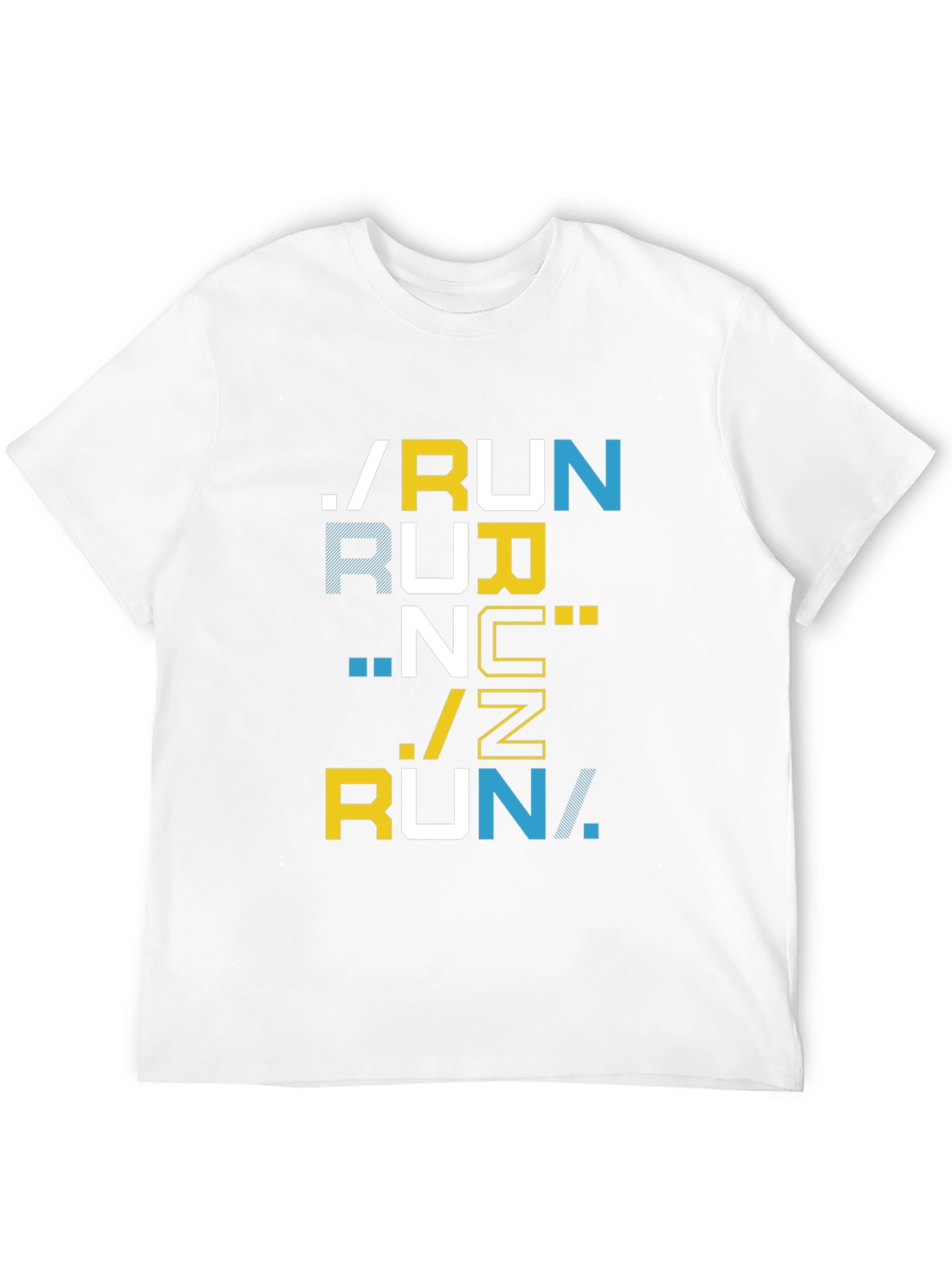 Stylish Black Running Themed Graphic T-Shirt