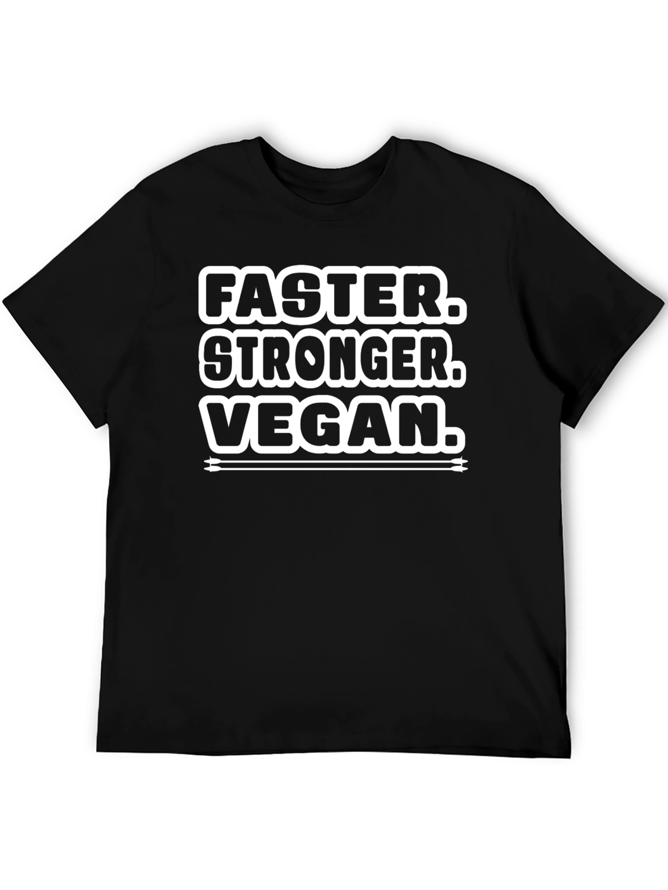 Vegan Lifestyle T-Shirt - Faster Stronger Vegan!