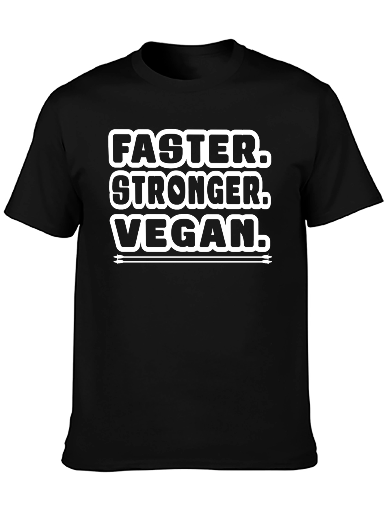 Vegan Lifestyle T-Shirt - Faster Stronger Vegan!