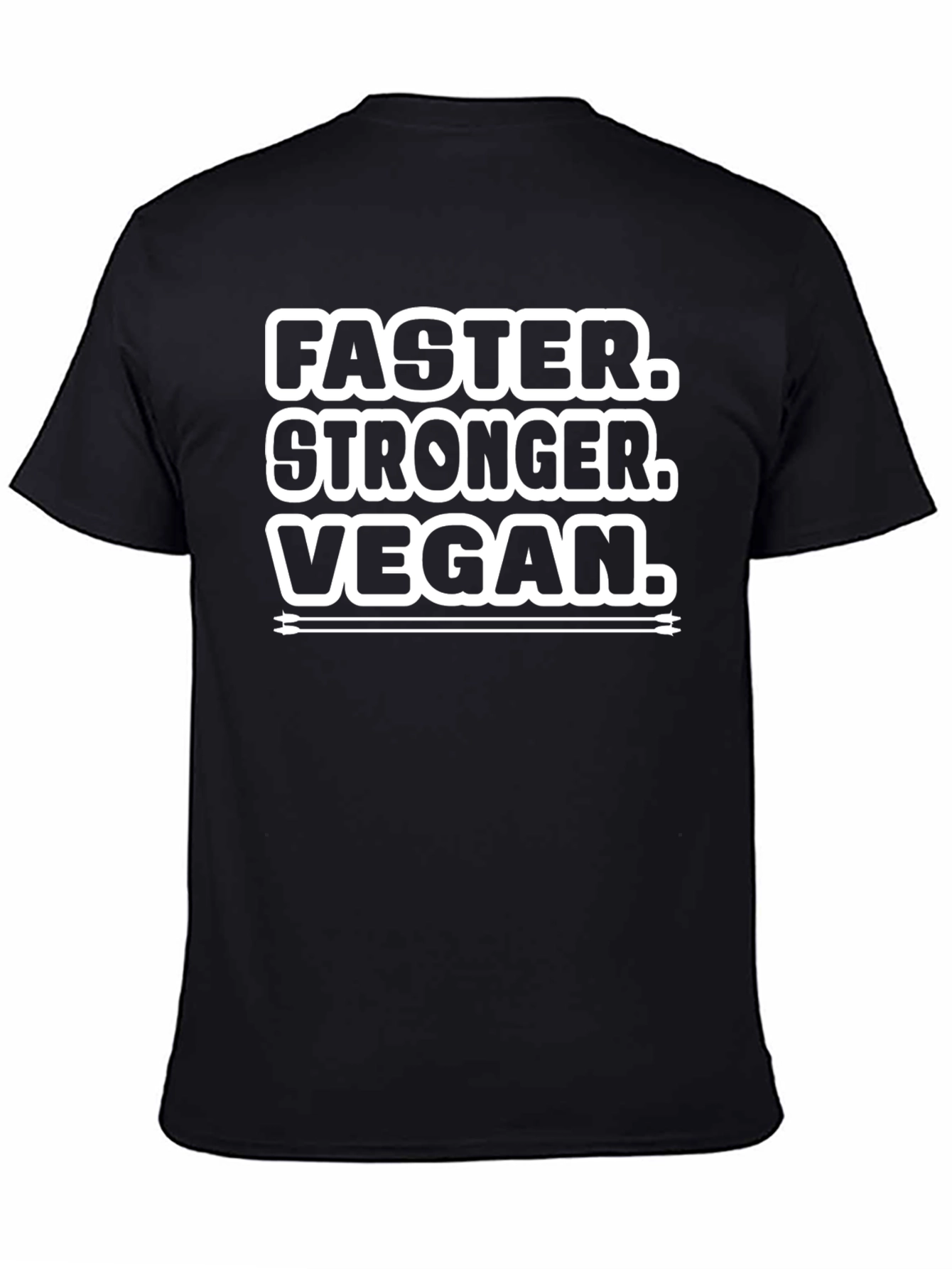 Vegan Lifestyle T-Shirt - Faster Stronger Vegan!