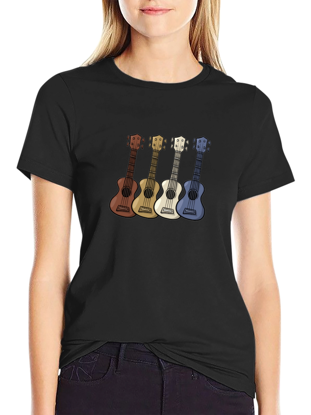 Ukulele T-Shirt - Retro Band Tee