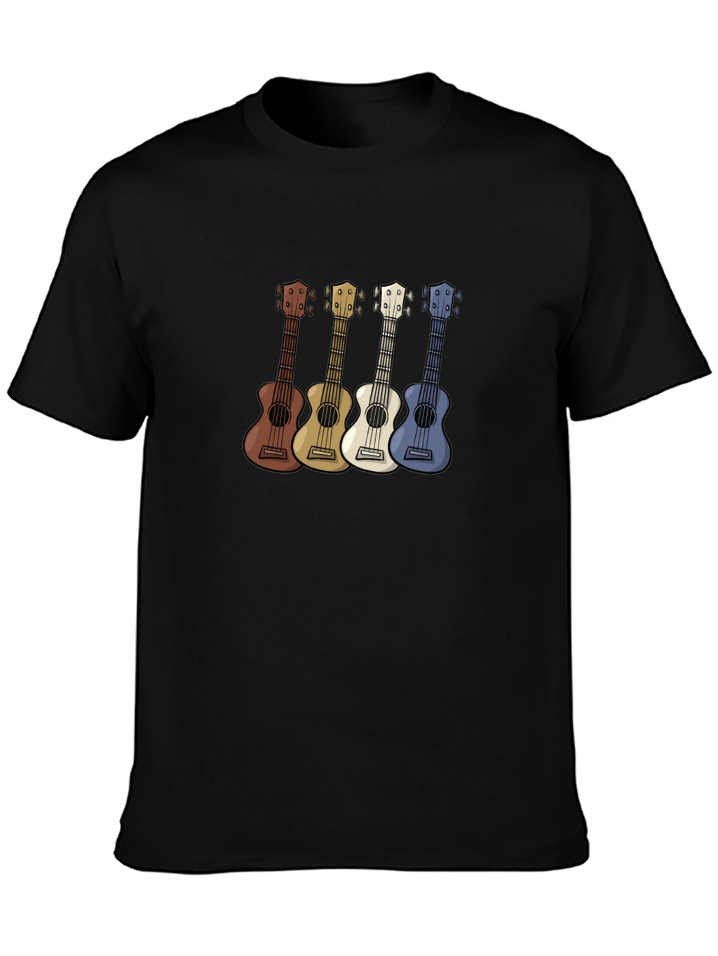 Ukulele T-Shirt - Retro Band Tee