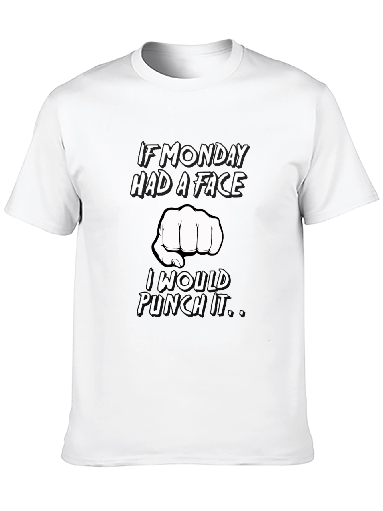 Monday Punch Black T-Shirt