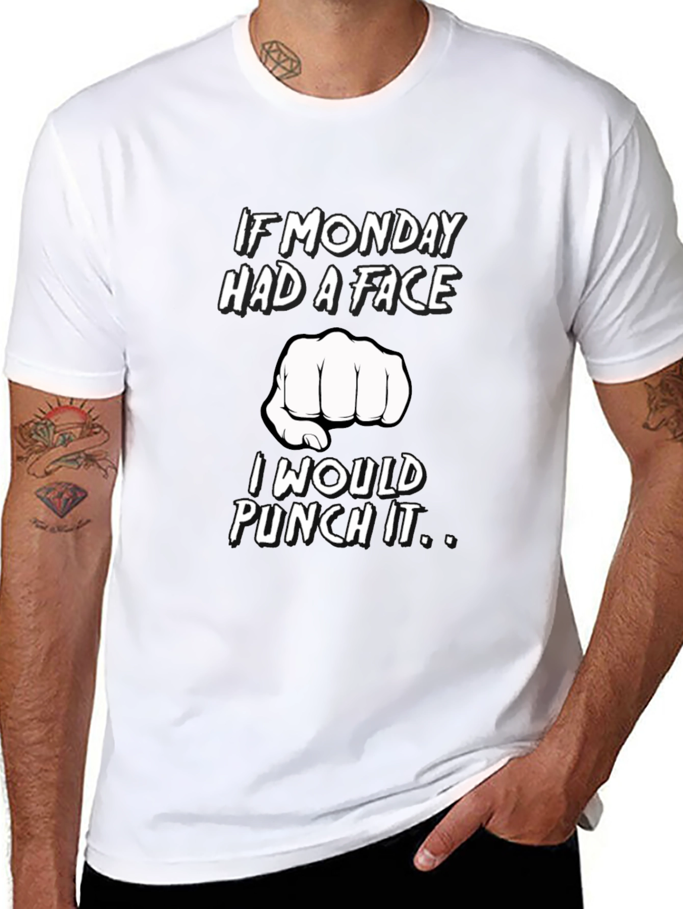 Monday Punch Black T-Shirt