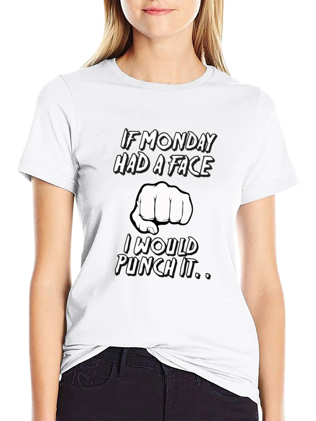 Monday Punch Black T-Shirt