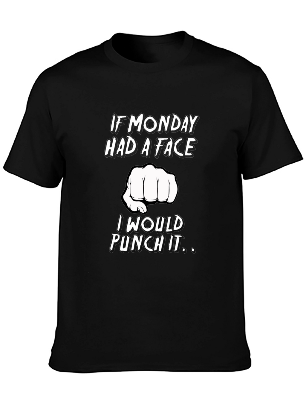 Monday Punch Black T-Shirt