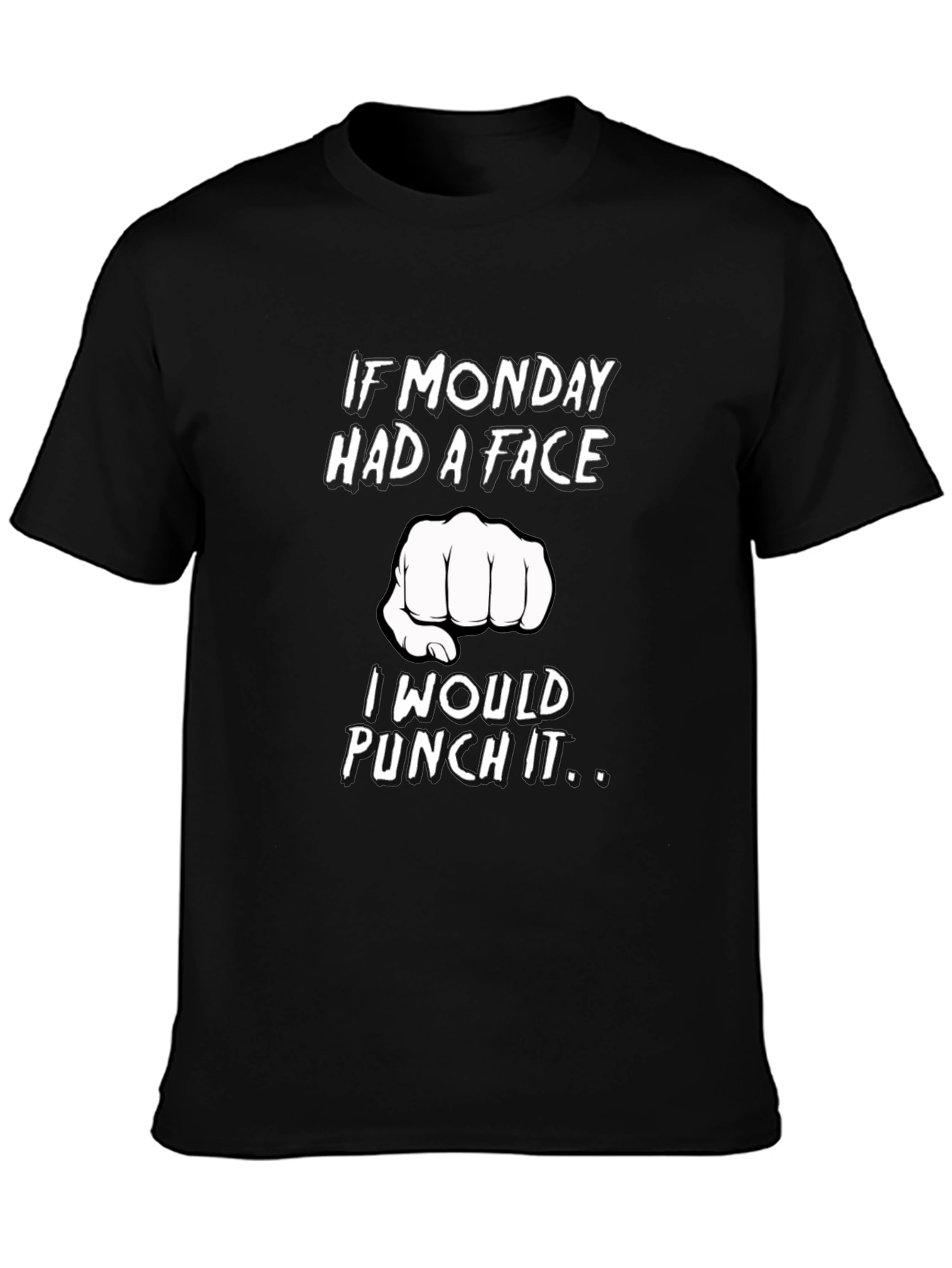Monday Punch Black T-Shirt