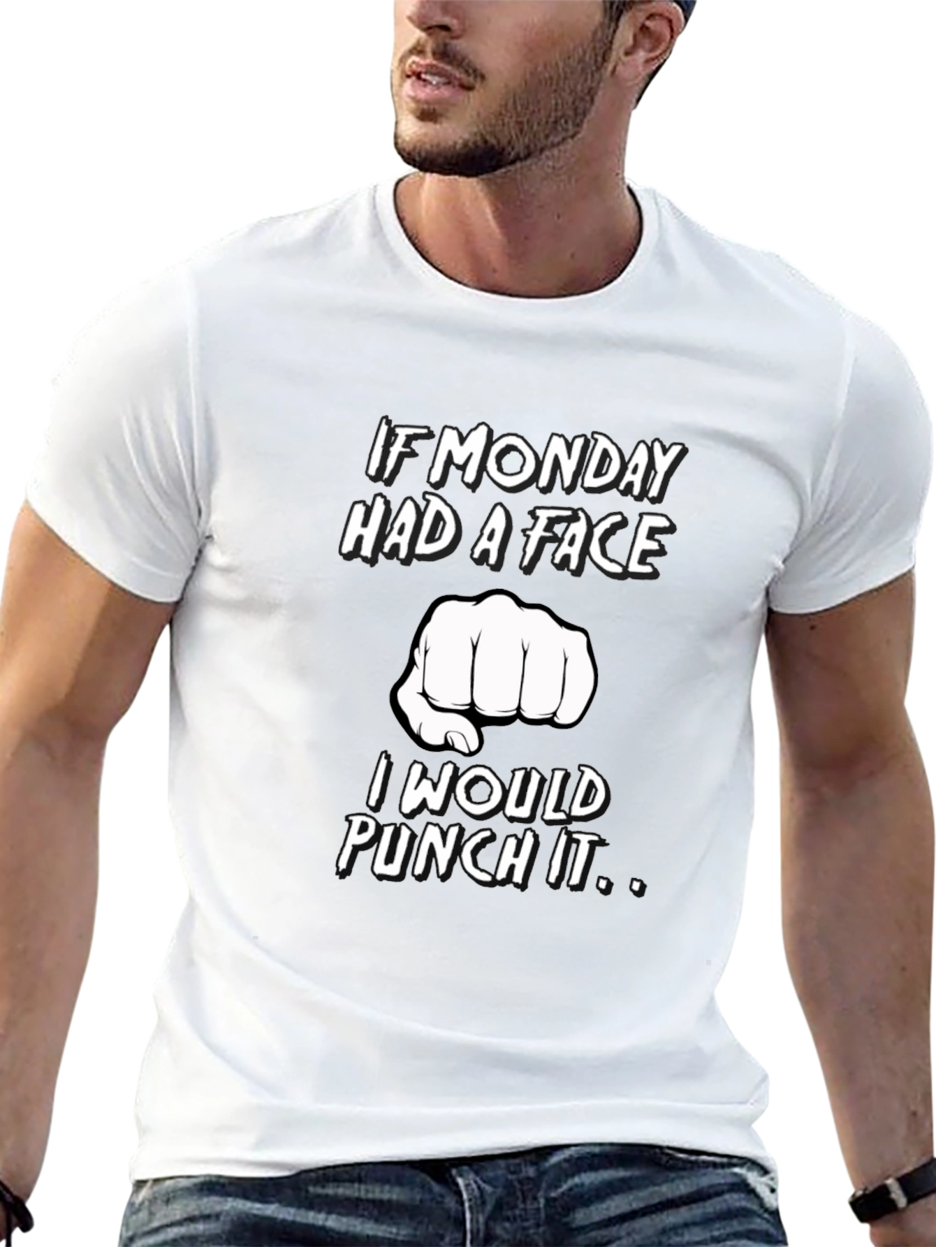 Monday Punch Black T-Shirt
