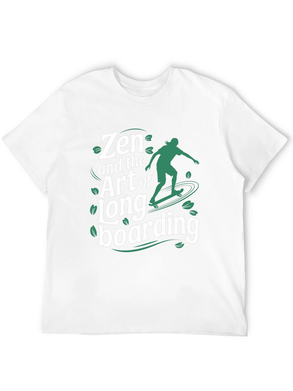 Zen & the Art of Longboarding Graphic T-Shirt