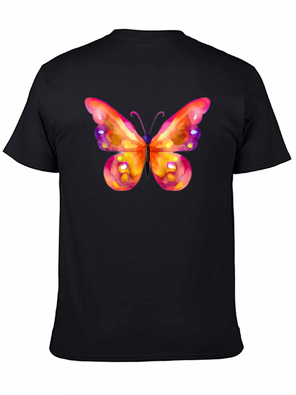 Butterfly Graphic Tee - Black