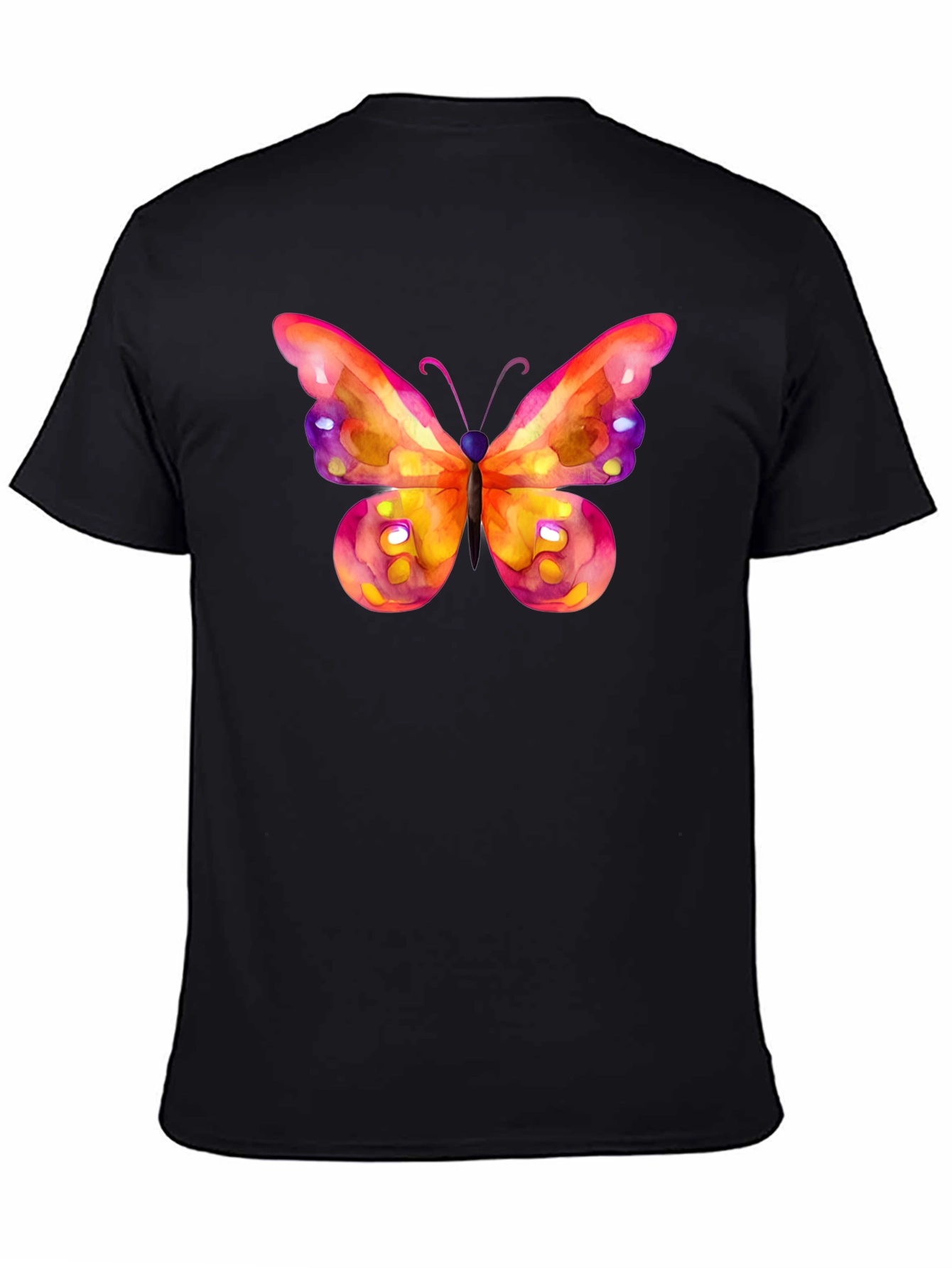 Butterfly Graphic Tee - Black