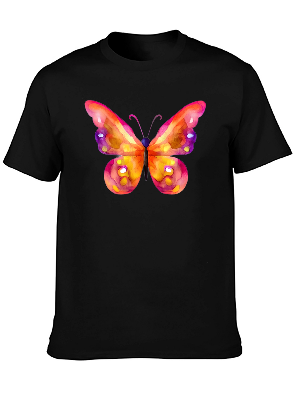 Butterfly Graphic Tee - Black