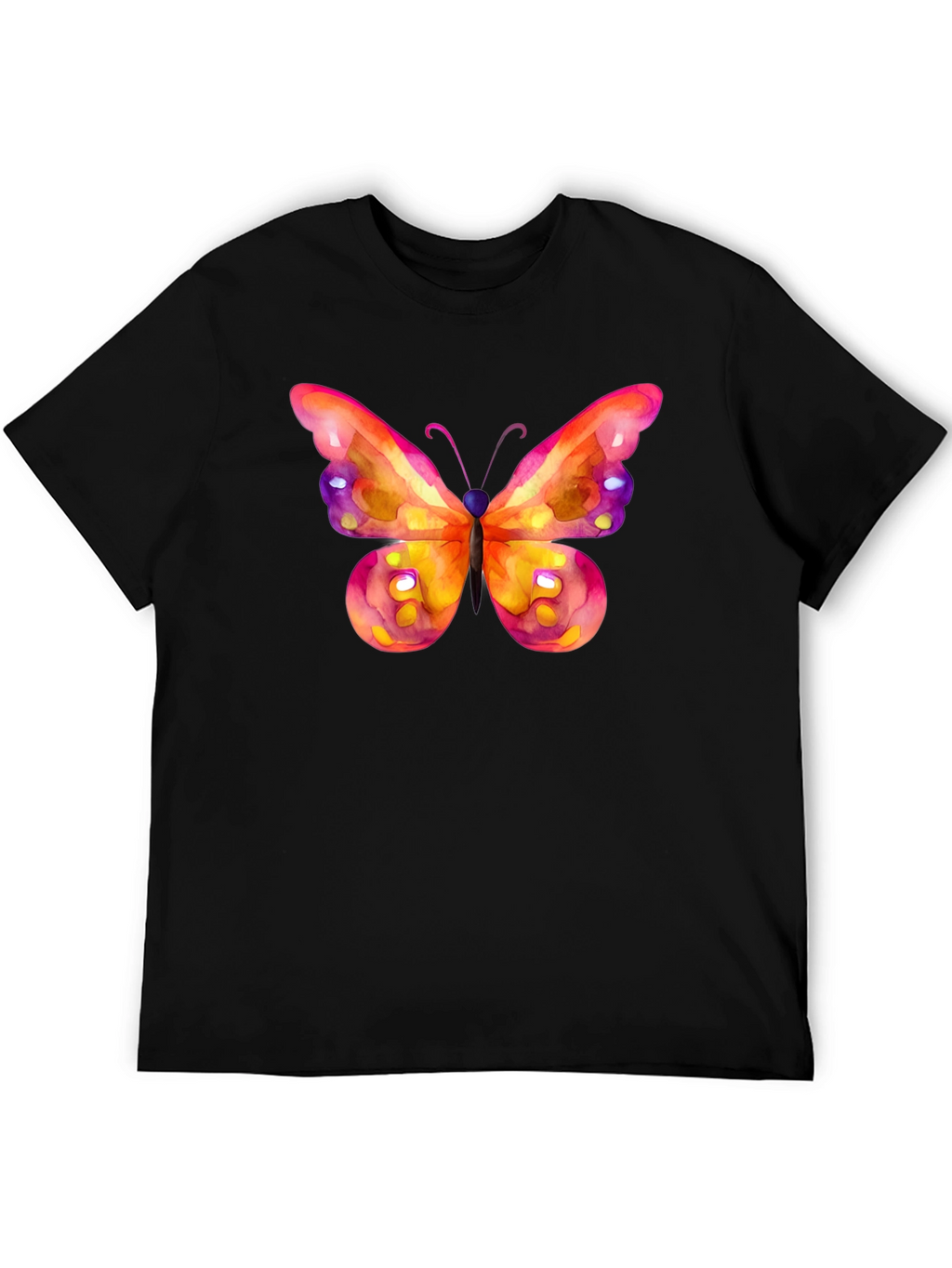 Butterfly Graphic Tee - Black