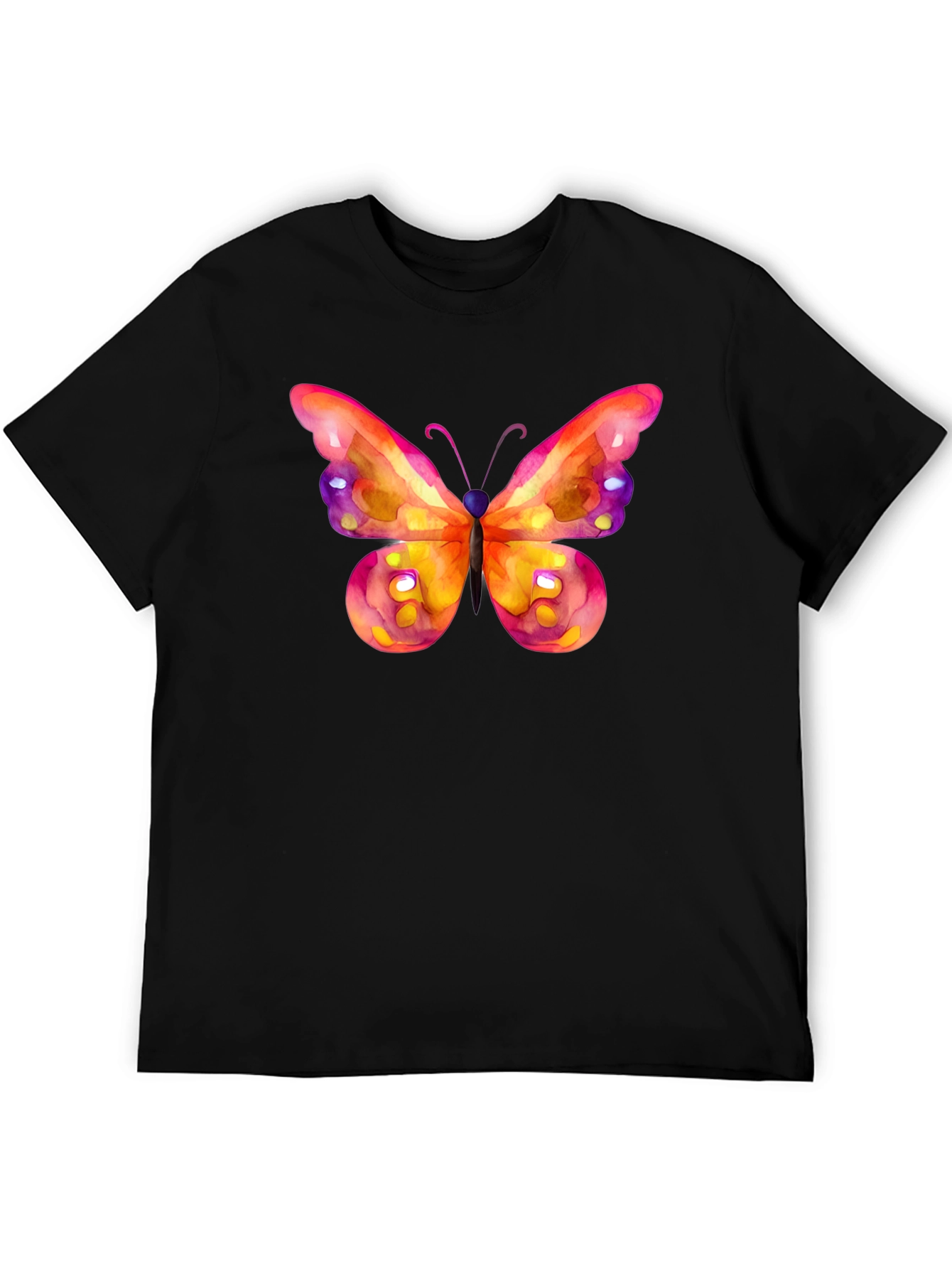 Butterfly Graphic Tee - Black