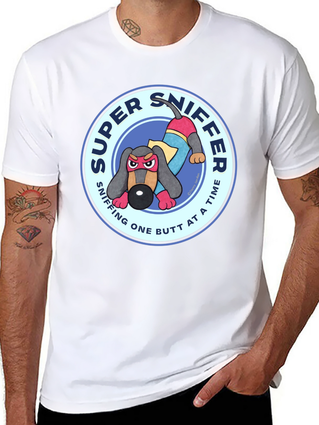 Super Sniffer Dog Graphic Tee