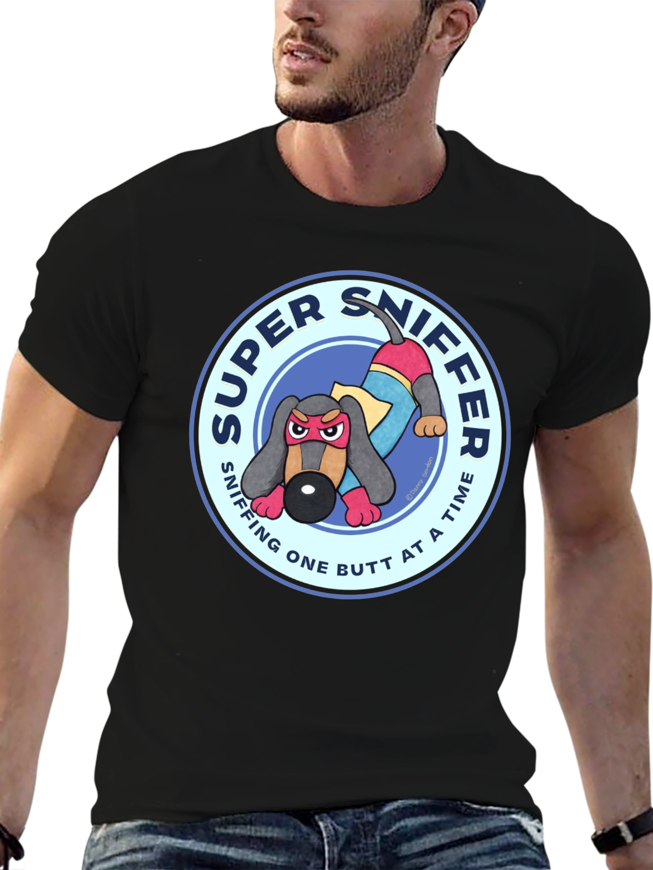 Super Sniffer Dog Graphic Tee