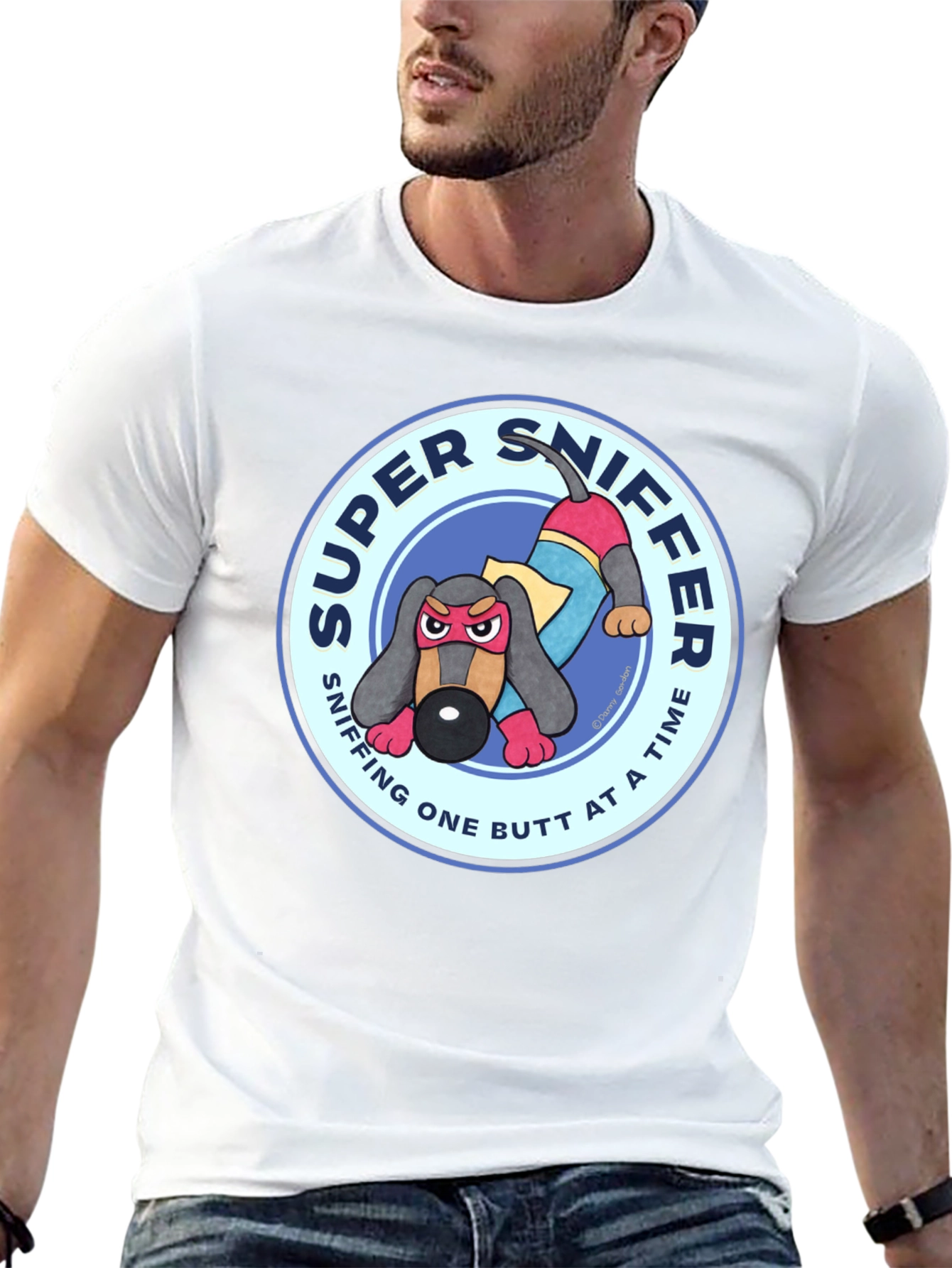 Super Sniffer Dog Graphic Tee